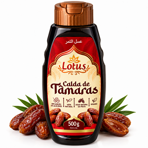 Calda de Tâmaras Lotus 500g bisnaga
