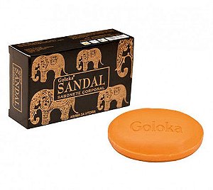 Sabonete Goloka Sandalwood 75g -  Natural e com óleos essências aroma sândalo. Vegano