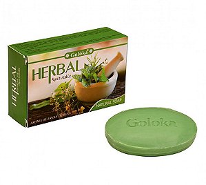 Sabonete Goloka Herbal 75g - Natural e com ervas de purificação.