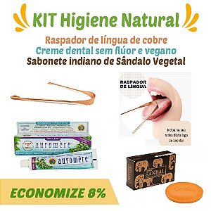 Kit Higiene Natural Vegan - Ayurveda - 8% de desconto