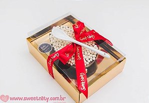 Ovo de colher (1 parte de ovo) brigadeiro branco - 170g