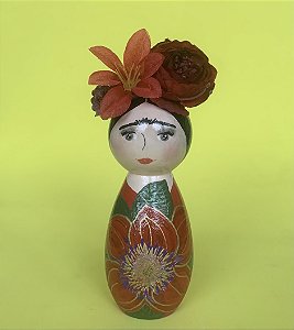 Boneca Frida Roja