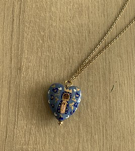 Colar Santinho do Coração NS Aparecida