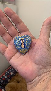 Colar Santinhos do Coração  NS Aparecida G