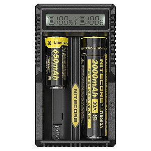 Carregador de Baterias Nitecore Digital UM20 - Crosster