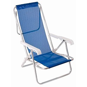 Cadeira De Praia Reclinável 8 Posições - Mor