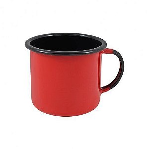 Caneca Esmaltada Vermelha - Ewel