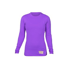Camisa UV Feminina - Lilas - M - Vopen