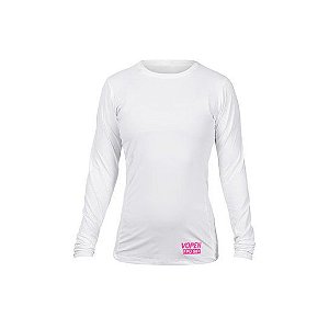 Camisa UV Feminina - Branca  - G - Vopen