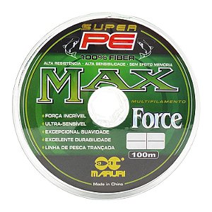 Linha Multi Max Force 4x 0.30MM 100m 44Lbs - Maruri