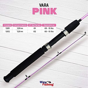 Vara De Pesca Pink 1202 - Way Fishing