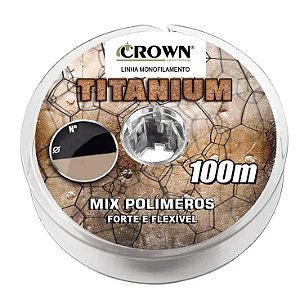 Linha Titanium 0,52Mm 100Mtr  - Crown