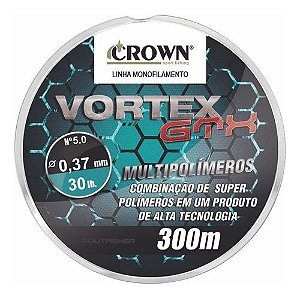Linha Vortex Gtx 0,37Mm 300Mtr - Crown