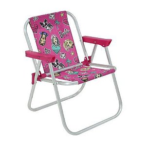 Cadeira Infantil Barbie Aluminio - Bel Fix