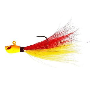 Isca Artificial Killer Jig 10g  Cor 42 - Vermelho e Amarelo - Yara