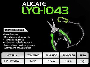 Alicate Lyq-1043 - Albatroz