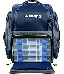 Mochila de Pesca Back Pack XL Com 4 Estojos - Shimano