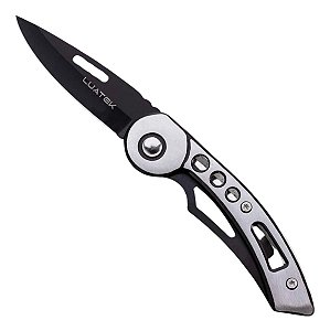 Canivete Tatico Aço Inox Reforçado Com Clip de Bolso EDC