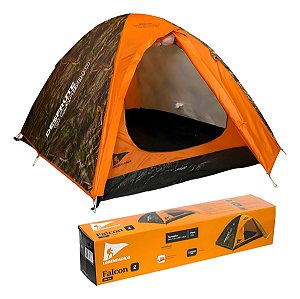 Barraca Legendários Falcon 2 Laranja Impermeável 1000mm Leve 1,8kg Nautika