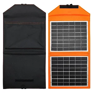 Painel Solar Carregador Dobravel Flexível Placa 10W - DP LED