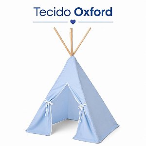 Cabana Infantil De Oxford Nash Azul Bebê - Nash