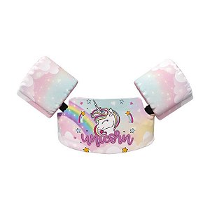Boia Infantil Colete Aquakids Unicornio - Nash