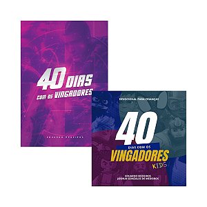 COMBO - 40 Dias com Vingadores + Vingadores Kids