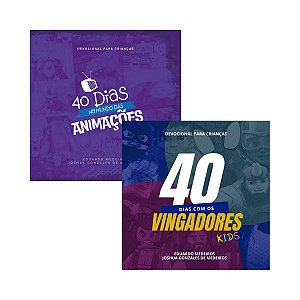 COMBO - 40 Dias com os Vingadores Kids + Animações Kids