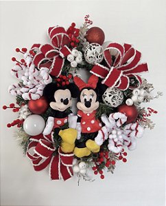 Guirlanda Natal Mickey e Minnie