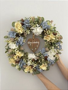 Guirlanda Flores Bem-Vindos