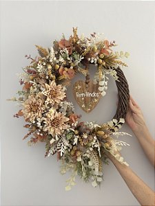 Guirlanda Floral Bem-Vindos