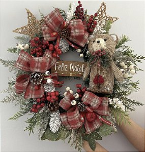 Guirlanda Urso Noel