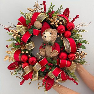 Guirlanda Urso Noel