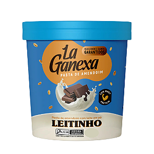 Pasta de Amendoim Leitinho com Whey Protein 1kg - La Ganexa