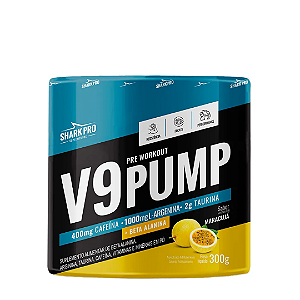 V9 Pump Pré Treino Maracujá 300g - Shark Pro