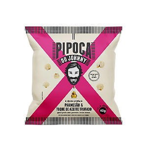 Pipoca Pronta Sabor Parmesão e Toque de Azeite Trufado 40g - Pipoca do Johnny