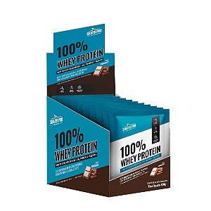 100% Whey Protein Chocolate Sachê c/ 10 unid 40g - Shark Pro