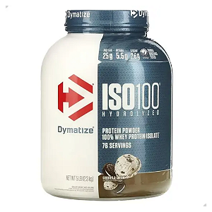 Iso100 Hydrolyzed Cookies Cream 2,3Kg - Dymatize