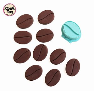 Biscoito Café | Cortador + Carimbo | 3 cm