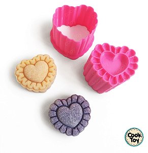 Coração Babado | Modelador Ejetor Dupla Face para Brigadeiro