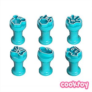 Mickey e Minnie | Kit  de Carimbos para Brigadeiros