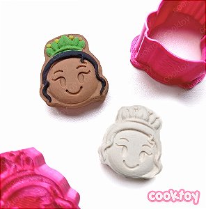 Princesa Tiana | Modelador Ejetor para Brigadeiro Personalizado