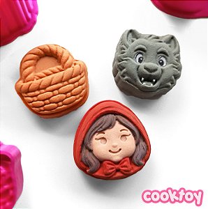 Kit Chapeuzinho Vermelho | Modelador Ejetor para Brigadeiro Personalizado