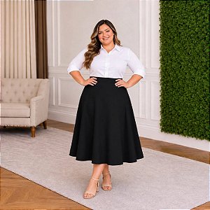 Saia Verônica Max - Moda Cristã Congressos PP ao GG