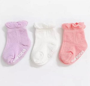 Kit Meia Bebê Kids Socks 3 Pares Verde Claro/Of White/Mostarda - Usa Baby -  Aqui você encontra os melhores importados para o seu bebê!