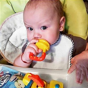 Chupete mordedor bebé silicona frutas para bebés chupete