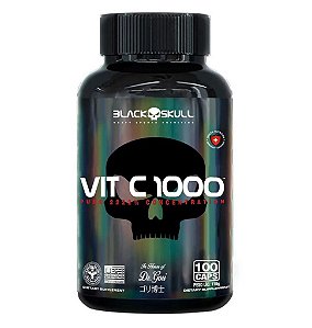 Vitamina C - 100 Caps - Black Skull