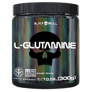 Glutamine - Glutamina - 300g - Black Skull