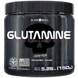 Glutamine - Glutamina - 150g - Black Skull