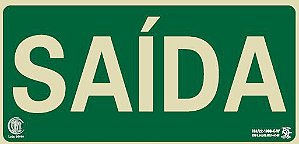 PLACA SAÍDA FOTOLUMINESCENTE